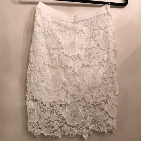 Rehab Dresses & Skirts - Rehab white lace skirt